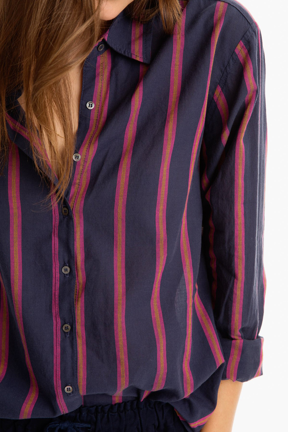 xirena beau shirt navy stripe › blouses | soul-sister